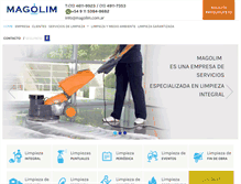 Tablet Screenshot of magolim.com.ar